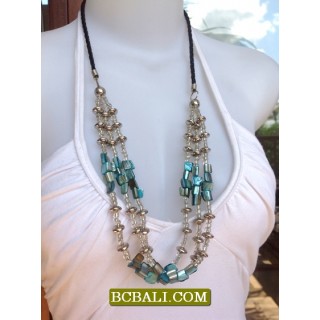 Bali Fashion Bead Necklaces Triangle 